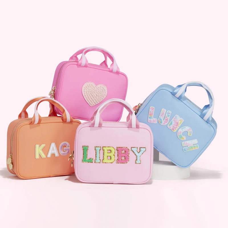 Waterproof Nylon Insulated Lunch Bag – Portable Ice Bag for Kids & Adults