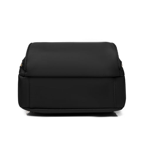 Black Oxford Backpack - Durable and casual, perfect for outdoor activities.