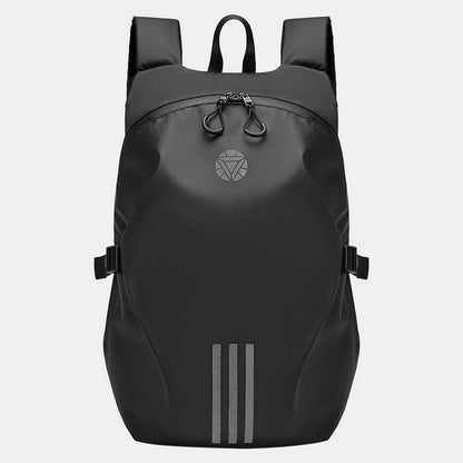 Large Capacity Waterproof Motorcycle Helmet Backpack – Reflective Riding Gear for Men