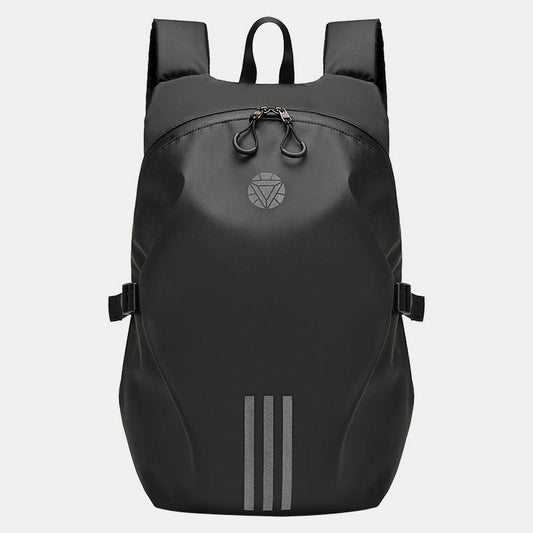 Large Capacity Waterproof Motorcycle Helmet Backpack – Reflective Riding Gear for Men