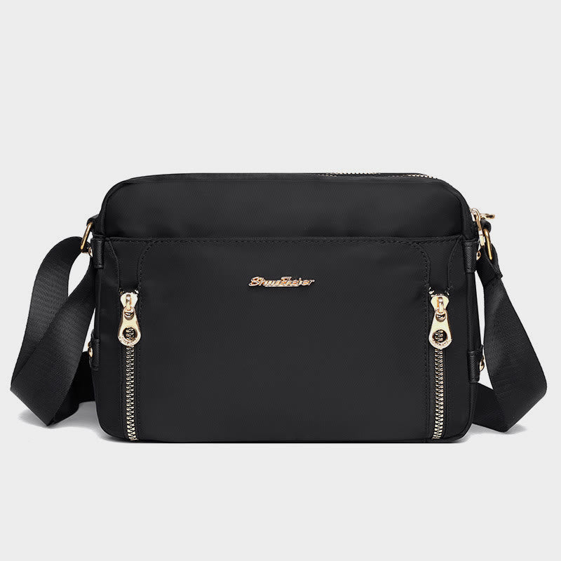 Crossbody Bag for Women – Simple Light Color Waterproof Nylon Bag