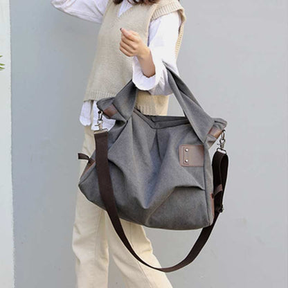 Large Capacity Canvas Handbag for Women – Crossbody Tote & Hobo Bag - VOTVO
