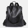 Women’s Leather Convertible Backpack Purse – Anti-Theft Travel Daypack & Shoulder Bag