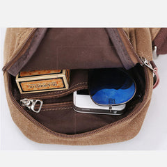 Sling Bag für Herren – Multifunktionale Outdoor-Sport-Brusttasche aus Canvas
