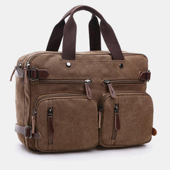3 Way-Use Large Capacity British Style Briefcase – Versatile Elegance for Work and Travel
