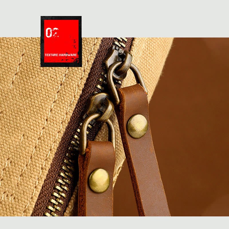 Sling Bag for Men – Retro Canvas Crossbody Chest Bag, Lightweight & Versatile for Daily Use and Travel - VOTVO