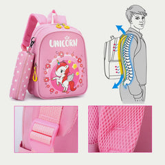 Cute Cartoon Backpack for Kids – Unicorn, Dinosaur, Bunny, and More, Kindergarten School Bag