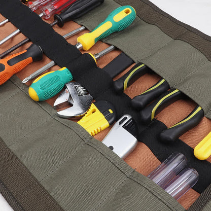 Roll Tool Pouch – Rolling Tool Bag Handbag Shoulder Organizer for Men
