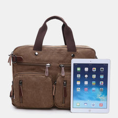 3 Way-Use Large Capacity British Style Briefcase – Versatile Elegance for Work and Travel