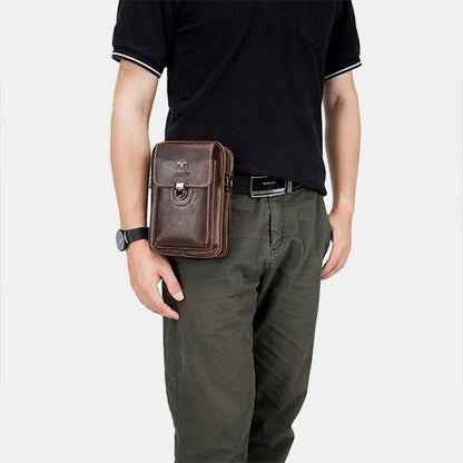 Genuine Leather Multifunctional Waist & Messenger Bag for Men – Versatile Crossbody & Shoulder Bag - VOTVO