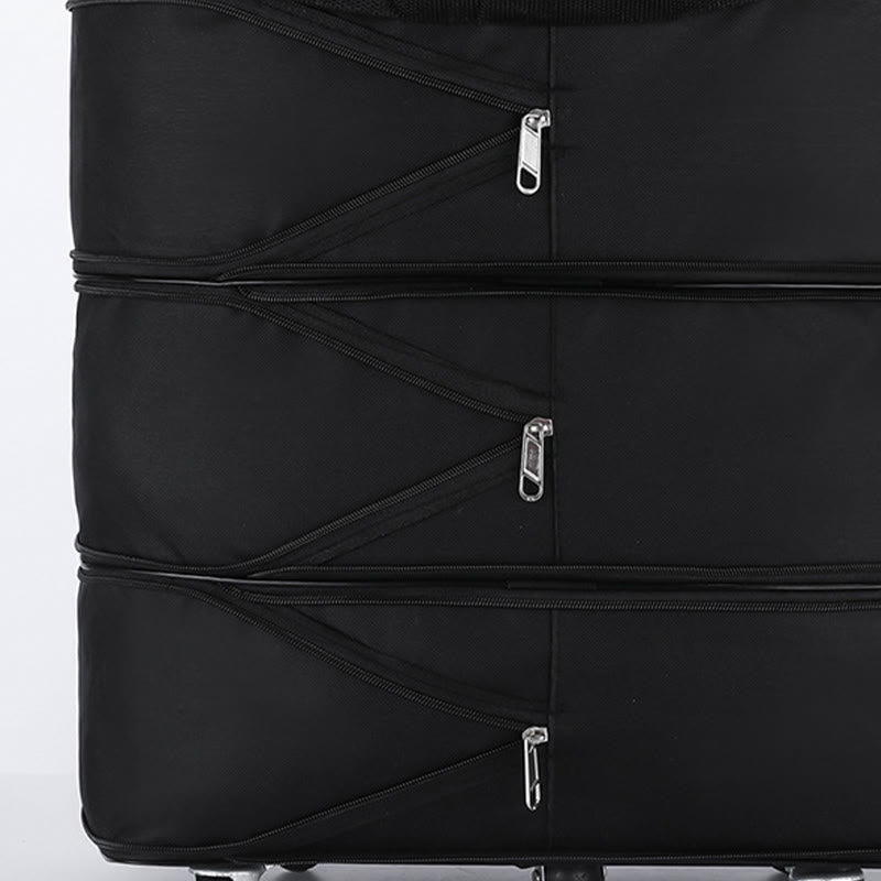 Multifunctional Large Capacity Rolling Tote Crossbody Handbag for Travel – Versatile Nylon Tote Bag