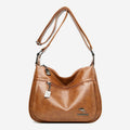 Women’s Soft Leather Double Compartment Crossbody Bag – Stylish & Practical Shoulder Bag - VOTVO