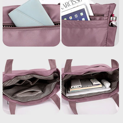 Simple Casual Nylon Tote Bag for Women – Everyday Shopping Handbag - VOTVO