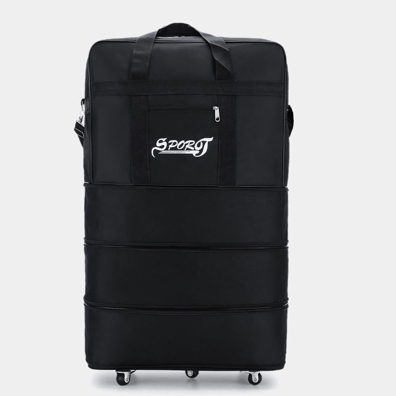 Multifunctional Large Capacity Rolling Tote Crossbody Handbag for Travel – Versatile Nylon Tote Bag