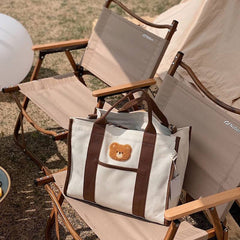 Functional Canvas Handbag – Mommy Bag, Tote Purse, Shoulder Bag - VOTVO