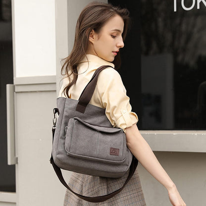 Versatile Women's Canvas Bag: A Stylish Small Bag for Work and Beyond