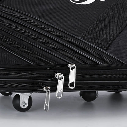 Multifunctional Large Capacity Rolling Tote Crossbody Handbag for Travel – Versatile Nylon Tote Bag