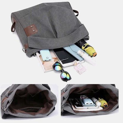 Large Capacity Canvas Handbag for Women – Crossbody Tote & Hobo Bag - VOTVO
