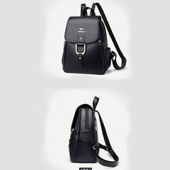 Backpack Purse for Women – Multi-Pocket PU Leather Travel Bag