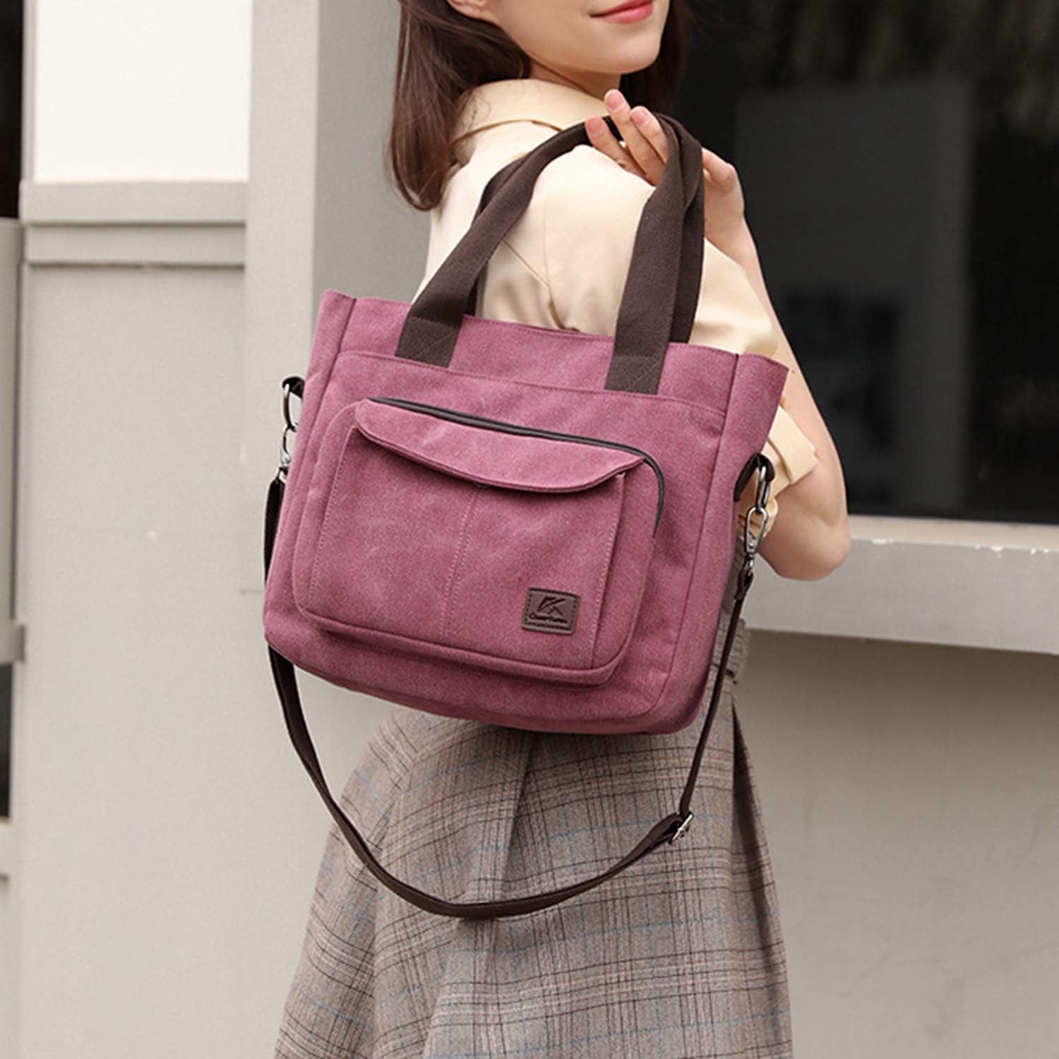 Versatile Women's Canvas Bag: A Stylish Small Bag for Work and Beyond