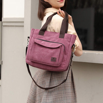 Versatile Women's Canvas Bag: A Stylish Small Bag for Work and Beyond