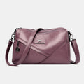 Retro Medium Sling Shoulder Bag for Women – Soft PU Leather Crossbody Handbag