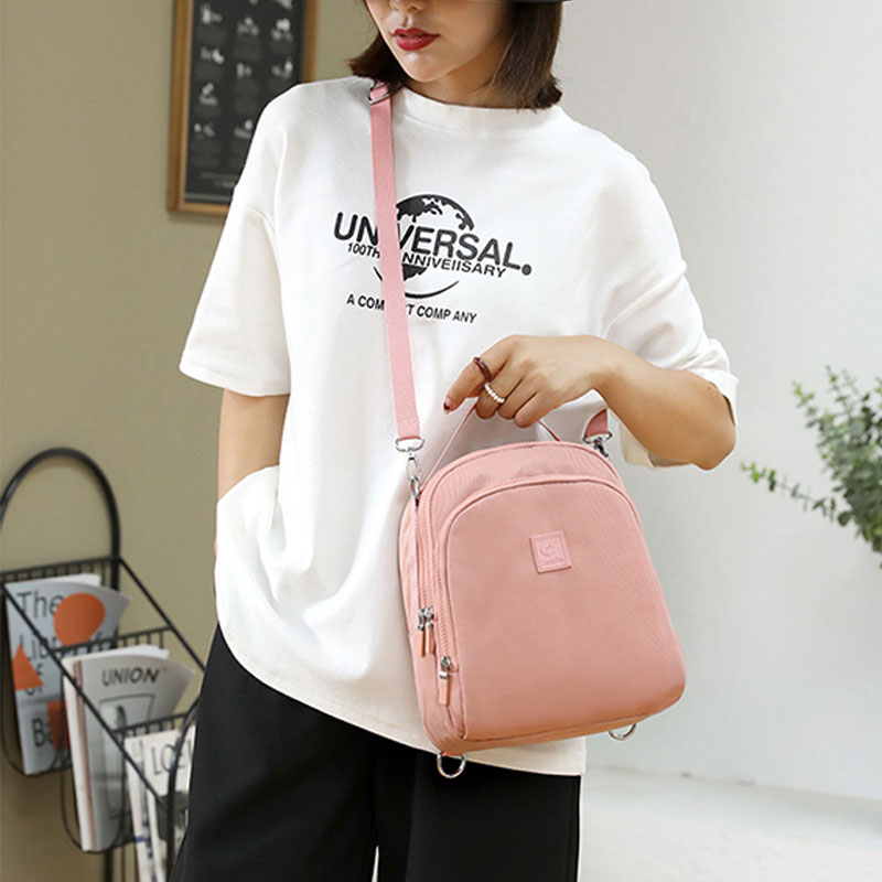 2-in-1 Waterproof Lightweight Casual Backpack Shoulder Bag for Women