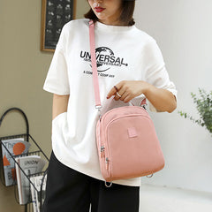 2-in-1 Waterproof Lightweight Casual Backpack Shoulder Bag for Women