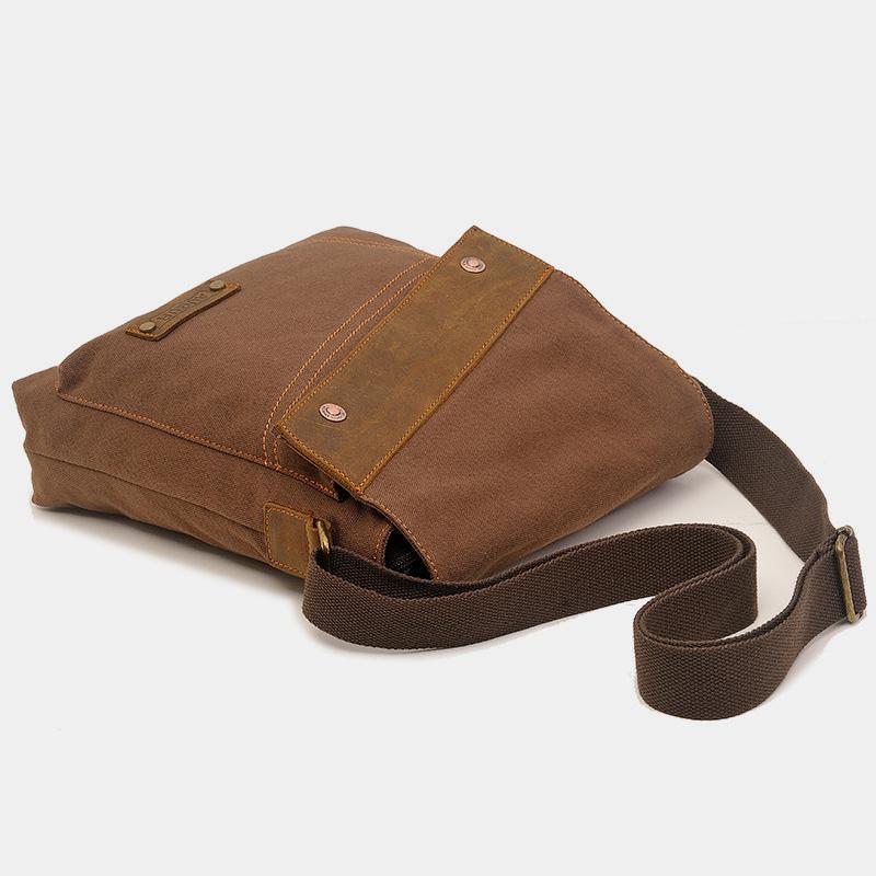 Large Capacity Retro Canvas Crossbody Bag for Women – Stylish & Practical Daily Tote - VOTVO