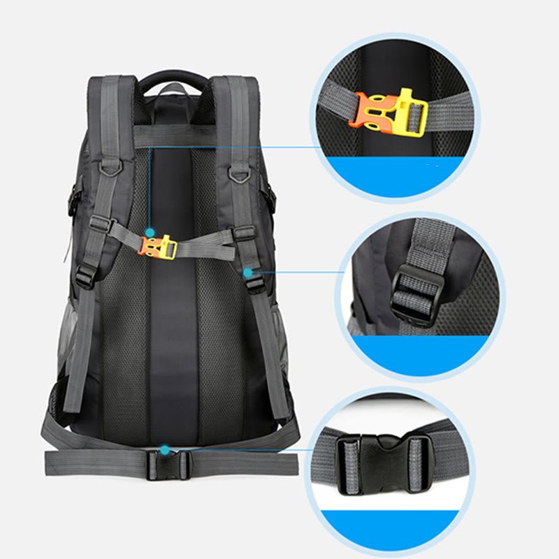 Backpack For Men – Outdoor Mountaineering Hiking Lightweight Multi - Functional Backpack - VOTVO